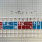 【算数】「位取り表」作成しました。