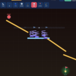 ピタゴラみたいな、ゴルフゲーム