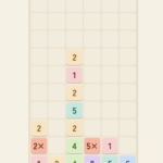 かけ算ブロックゲーム|九九の答えで消して連鎖する無料パズル教材